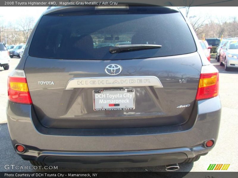 Magnetic Gray Metallic / Ash Gray 2008 Toyota Highlander 4WD