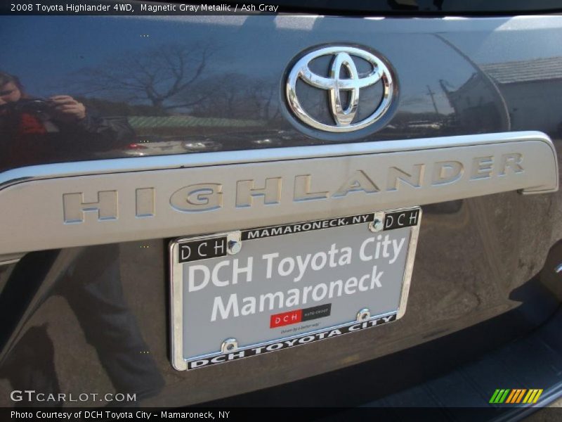 Magnetic Gray Metallic / Ash Gray 2008 Toyota Highlander 4WD