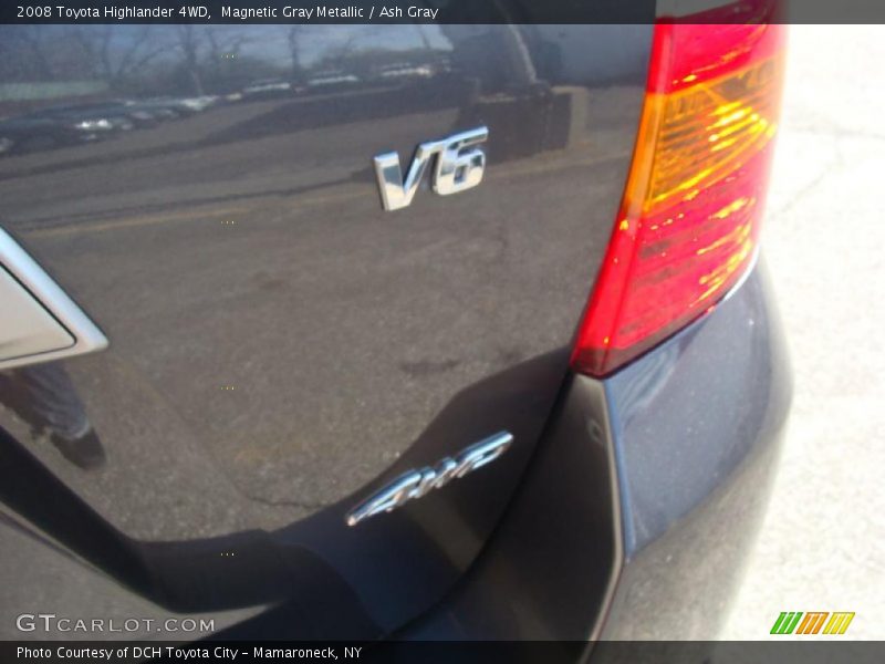 Magnetic Gray Metallic / Ash Gray 2008 Toyota Highlander 4WD