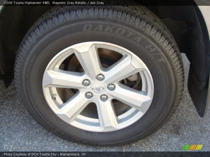 Magnetic Gray Metallic / Ash Gray 2008 Toyota Highlander 4WD