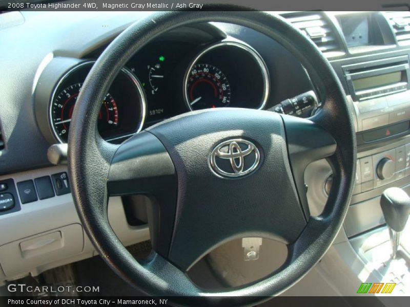 Magnetic Gray Metallic / Ash Gray 2008 Toyota Highlander 4WD