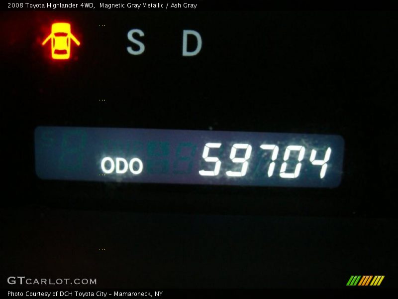 Magnetic Gray Metallic / Ash Gray 2008 Toyota Highlander 4WD