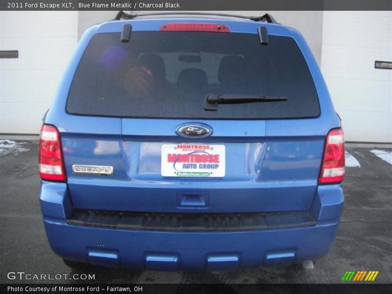 Blue Flame Metallic / Charcoal Black 2011 Ford Escape XLT