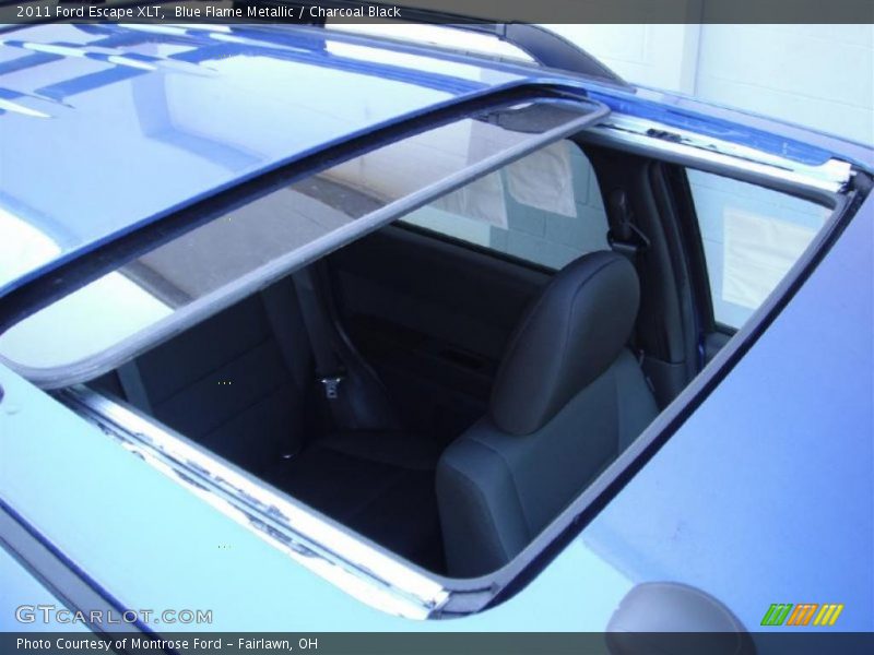 Blue Flame Metallic / Charcoal Black 2011 Ford Escape XLT