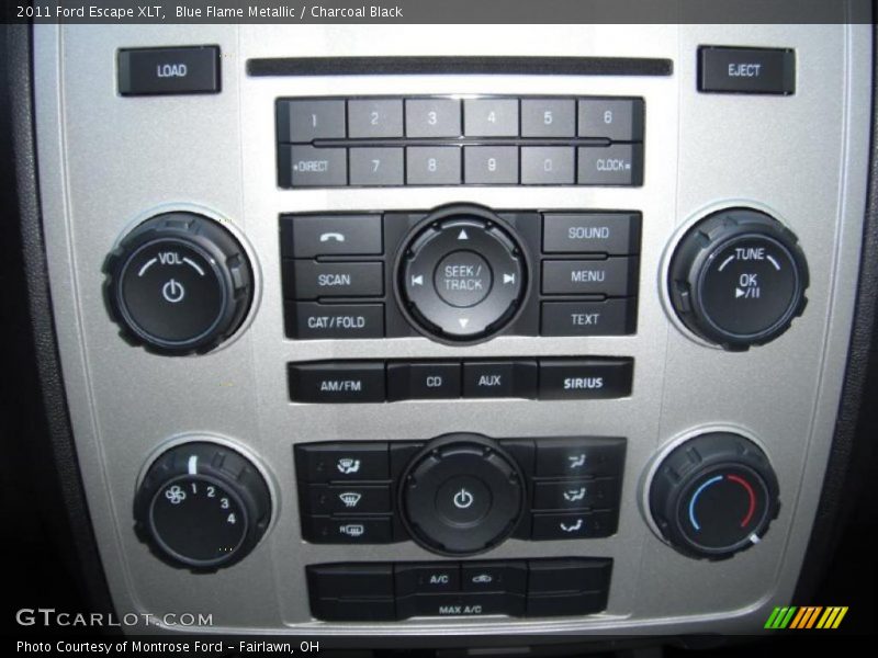 Blue Flame Metallic / Charcoal Black 2011 Ford Escape XLT