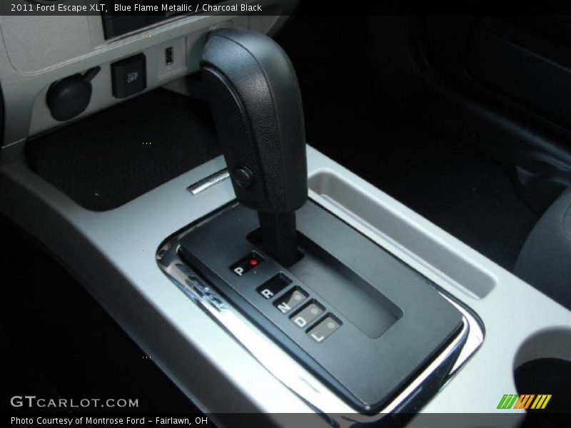 Blue Flame Metallic / Charcoal Black 2011 Ford Escape XLT