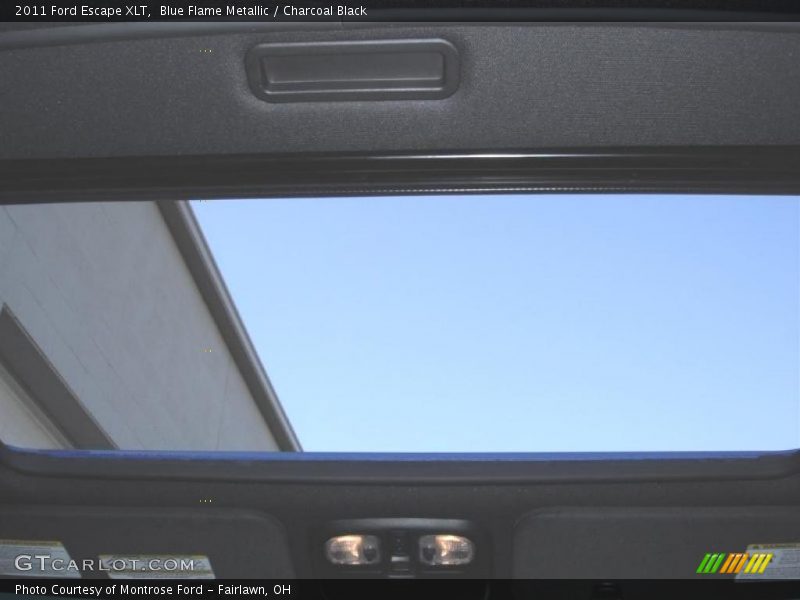 Blue Flame Metallic / Charcoal Black 2011 Ford Escape XLT
