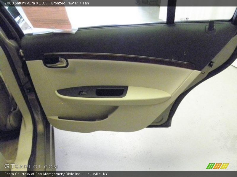 Bronzed Pewter / Tan 2008 Saturn Aura XE 3.5
