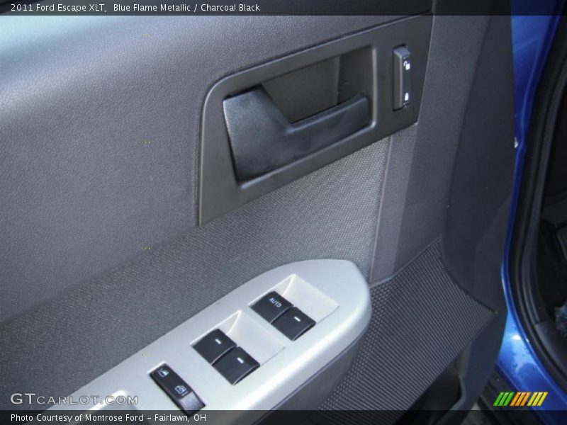 Blue Flame Metallic / Charcoal Black 2011 Ford Escape XLT