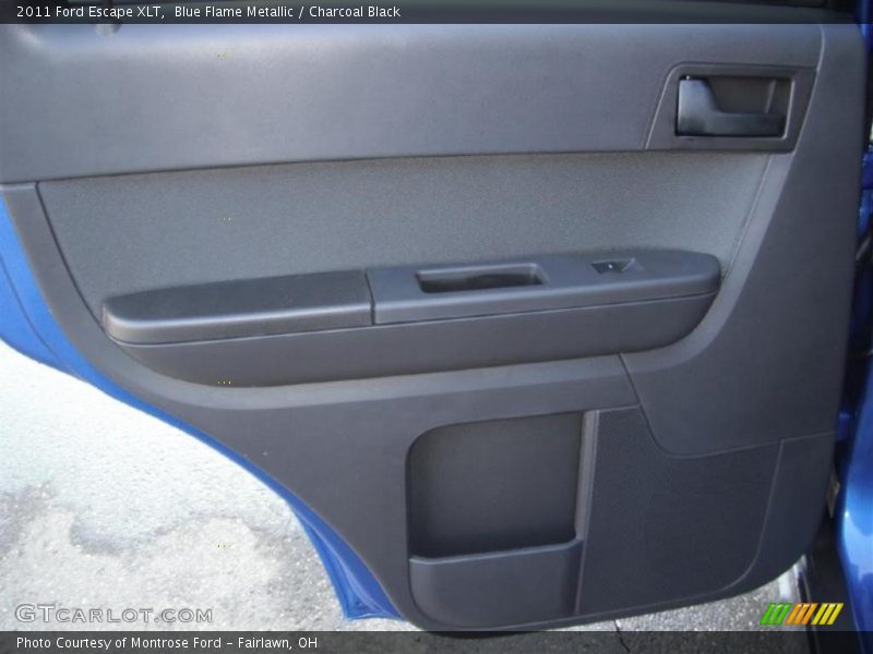 Blue Flame Metallic / Charcoal Black 2011 Ford Escape XLT
