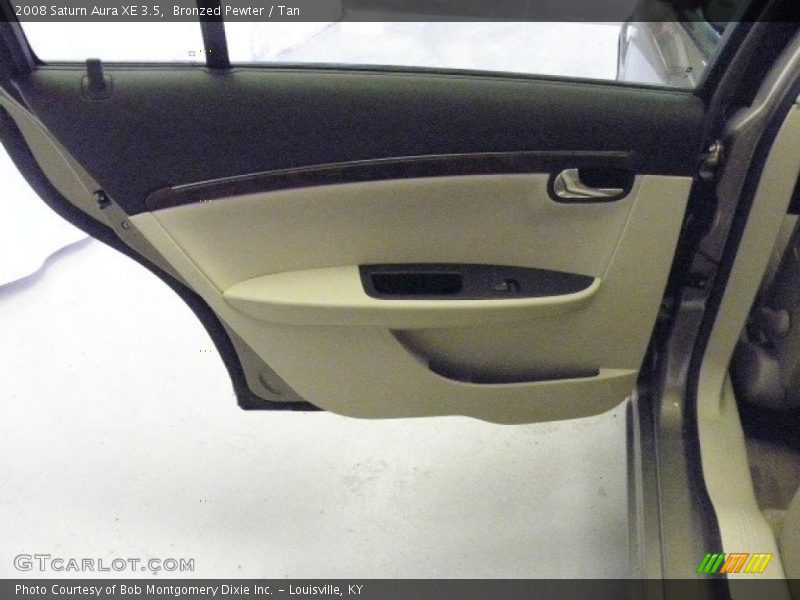 Bronzed Pewter / Tan 2008 Saturn Aura XE 3.5