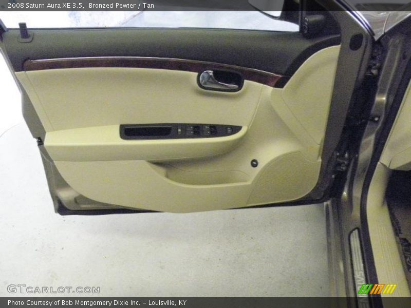 Bronzed Pewter / Tan 2008 Saturn Aura XE 3.5