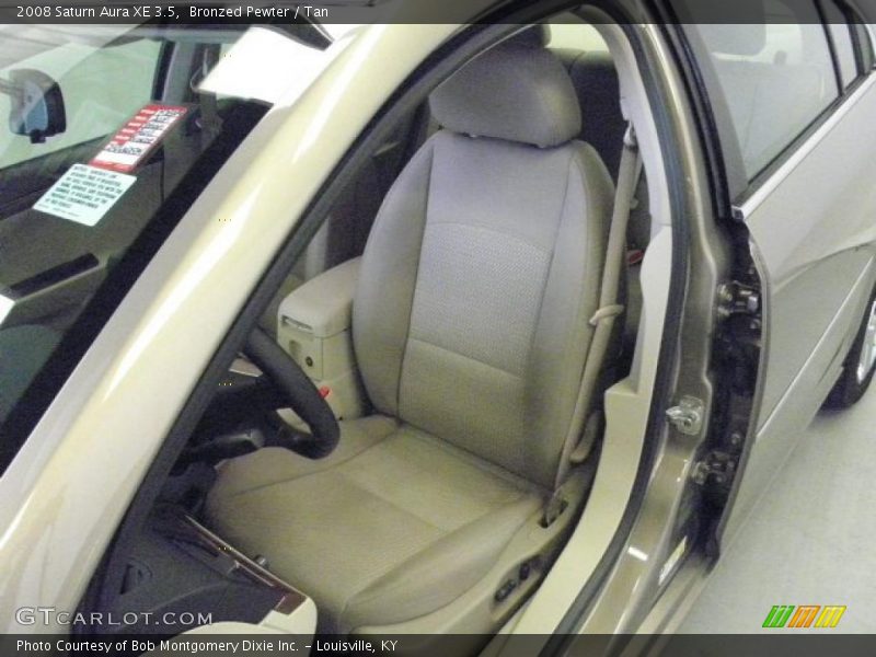 Bronzed Pewter / Tan 2008 Saturn Aura XE 3.5