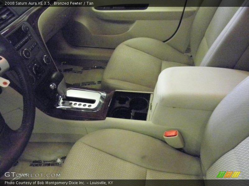 Bronzed Pewter / Tan 2008 Saturn Aura XE 3.5