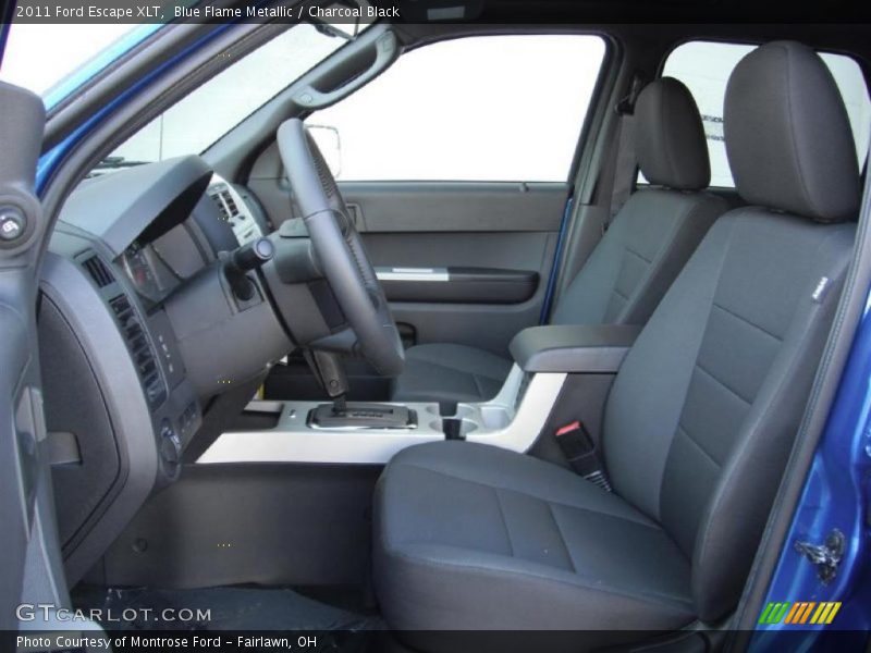 Blue Flame Metallic / Charcoal Black 2011 Ford Escape XLT