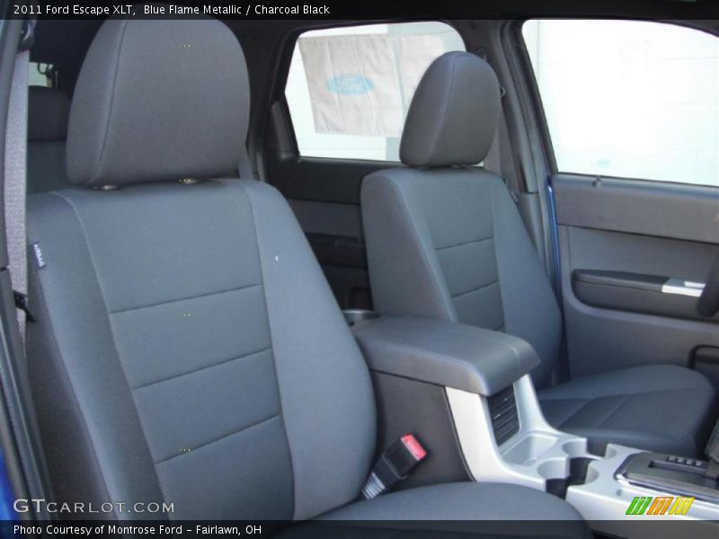 Blue Flame Metallic / Charcoal Black 2011 Ford Escape XLT
