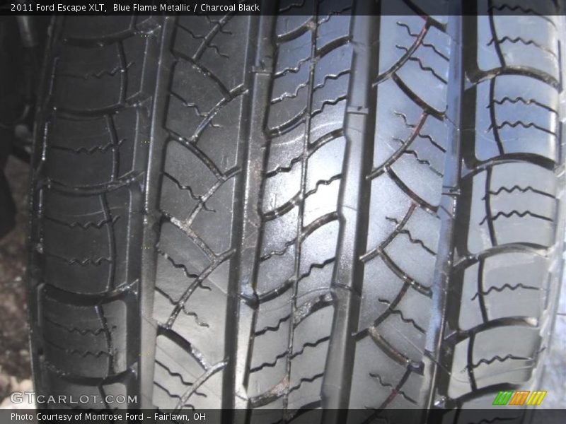 Blue Flame Metallic / Charcoal Black 2011 Ford Escape XLT