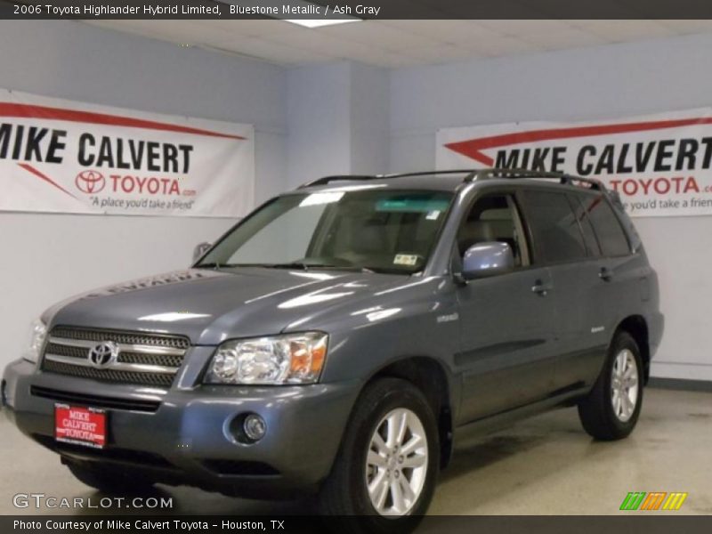 Bluestone Metallic / Ash Gray 2006 Toyota Highlander Hybrid Limited