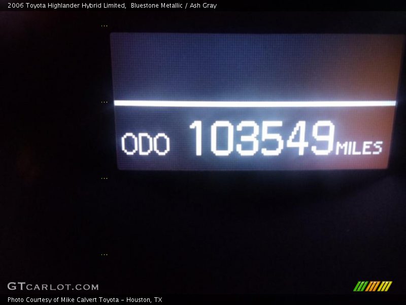 Bluestone Metallic / Ash Gray 2006 Toyota Highlander Hybrid Limited