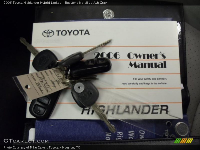 Bluestone Metallic / Ash Gray 2006 Toyota Highlander Hybrid Limited