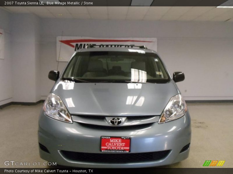Blue Mirage Metallic / Stone 2007 Toyota Sienna LE
