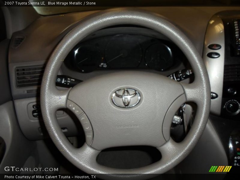 Blue Mirage Metallic / Stone 2007 Toyota Sienna LE