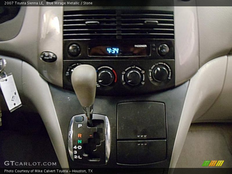 Blue Mirage Metallic / Stone 2007 Toyota Sienna LE