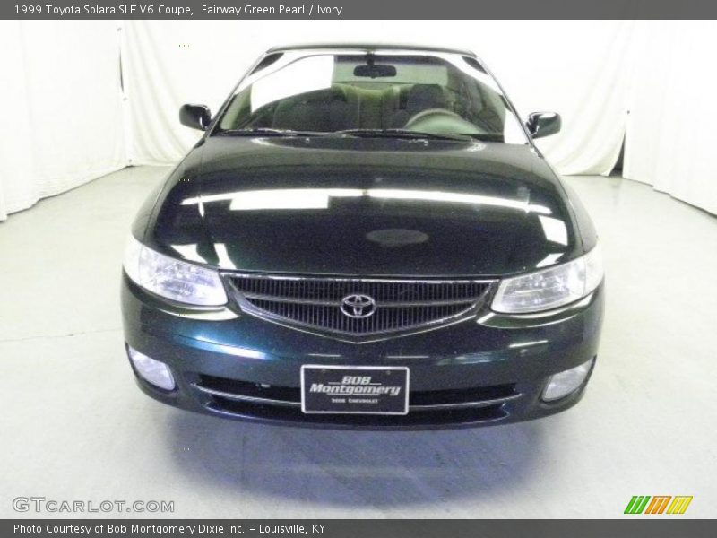 Fairway Green Pearl / Ivory 1999 Toyota Solara SLE V6 Coupe