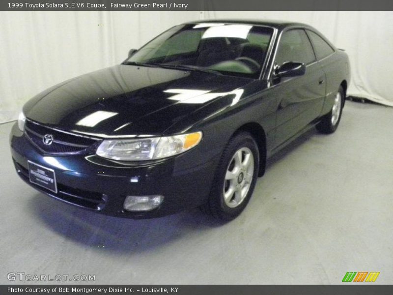 Fairway Green Pearl / Ivory 1999 Toyota Solara SLE V6 Coupe