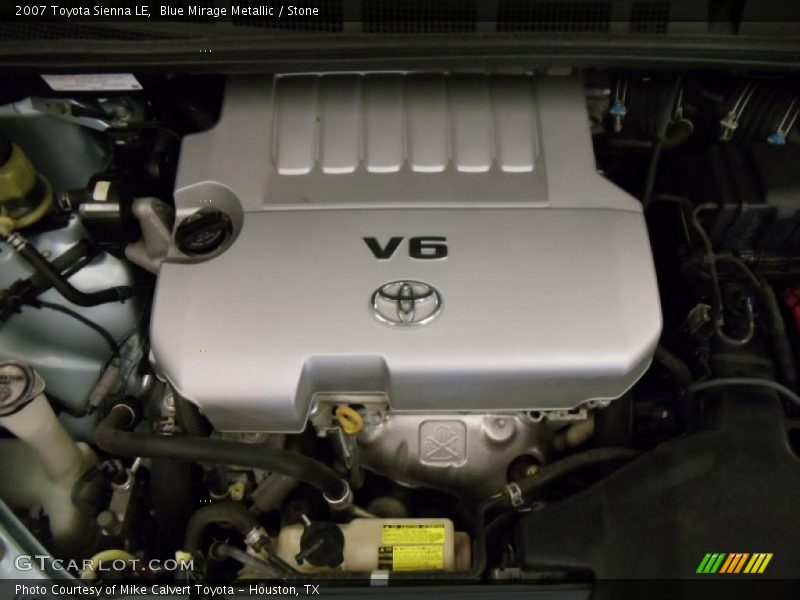 Blue Mirage Metallic / Stone 2007 Toyota Sienna LE