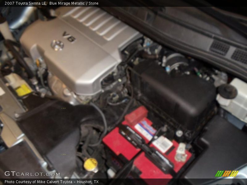 Blue Mirage Metallic / Stone 2007 Toyota Sienna LE