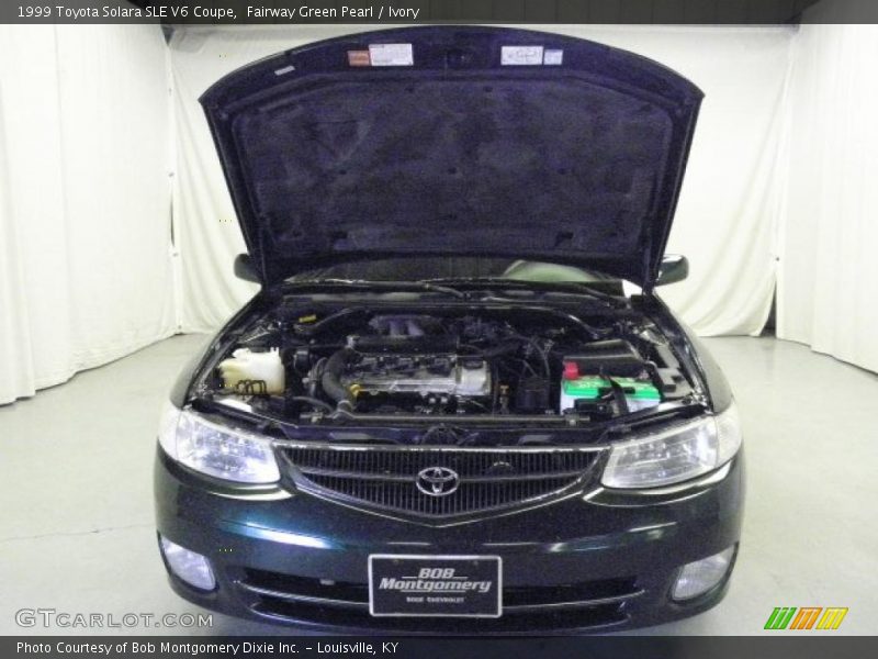 Fairway Green Pearl / Ivory 1999 Toyota Solara SLE V6 Coupe