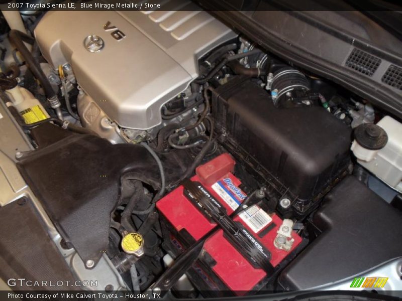 Blue Mirage Metallic / Stone 2007 Toyota Sienna LE