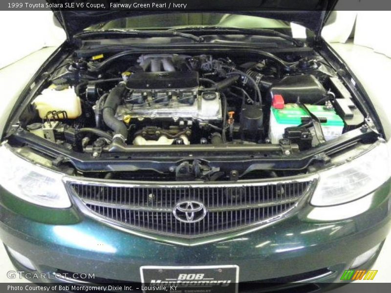 Fairway Green Pearl / Ivory 1999 Toyota Solara SLE V6 Coupe