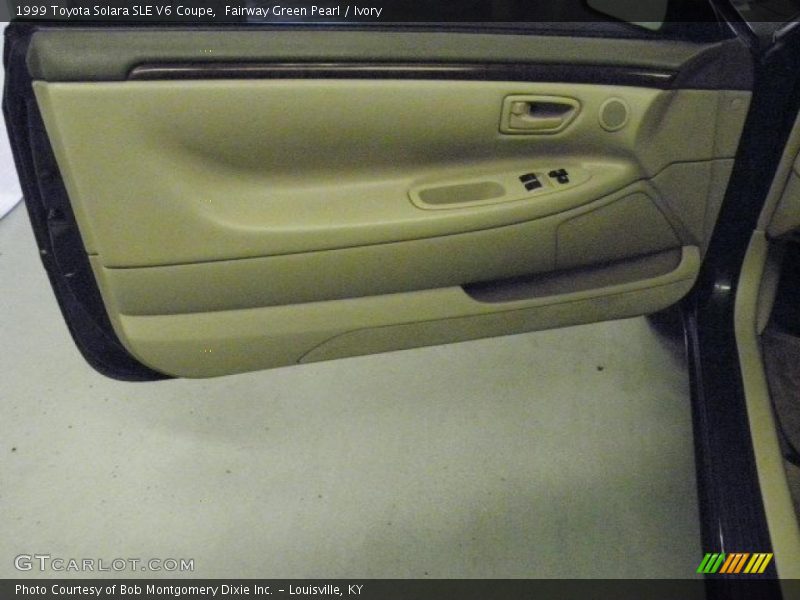Fairway Green Pearl / Ivory 1999 Toyota Solara SLE V6 Coupe