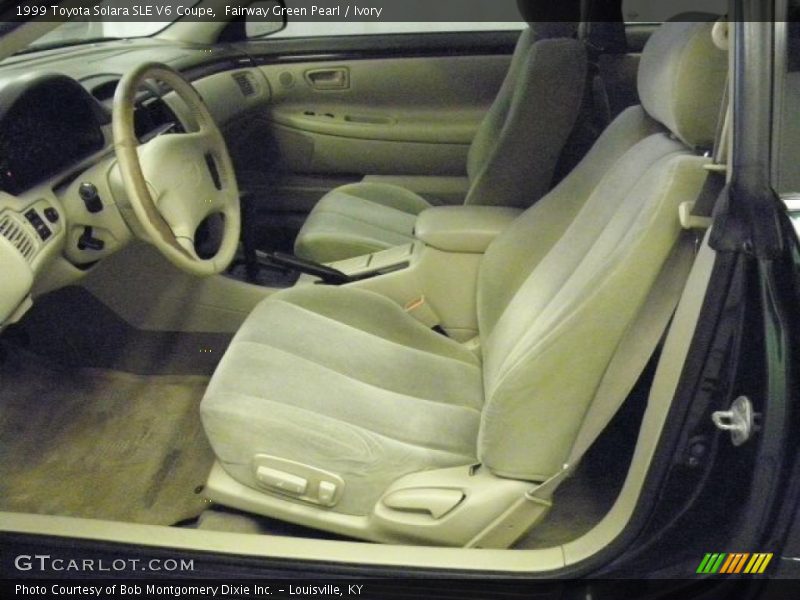 Fairway Green Pearl / Ivory 1999 Toyota Solara SLE V6 Coupe