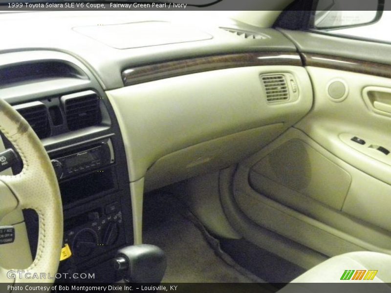 Fairway Green Pearl / Ivory 1999 Toyota Solara SLE V6 Coupe