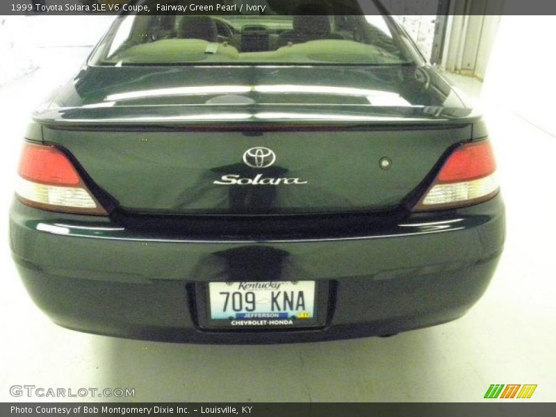 Fairway Green Pearl / Ivory 1999 Toyota Solara SLE V6 Coupe