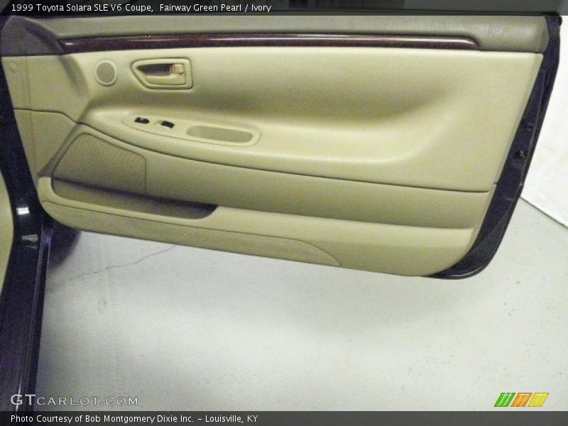 Fairway Green Pearl / Ivory 1999 Toyota Solara SLE V6 Coupe