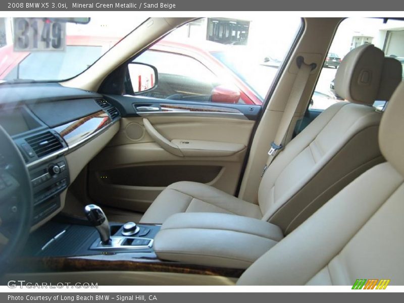 Mineral Green Metallic / Sand Beige 2008 BMW X5 3.0si