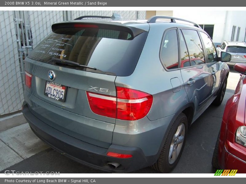 Mineral Green Metallic / Sand Beige 2008 BMW X5 3.0si