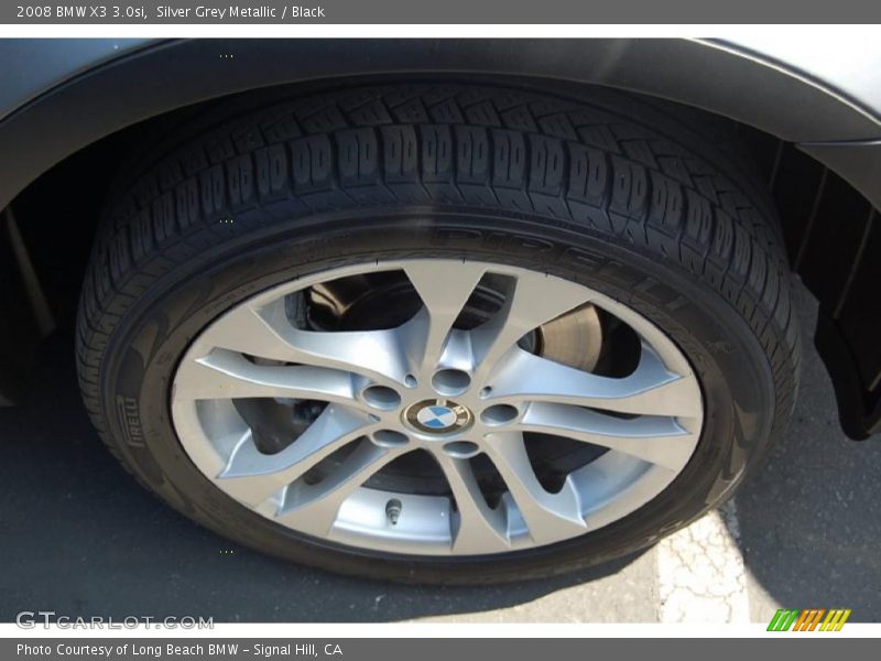 Silver Grey Metallic / Black 2008 BMW X3 3.0si