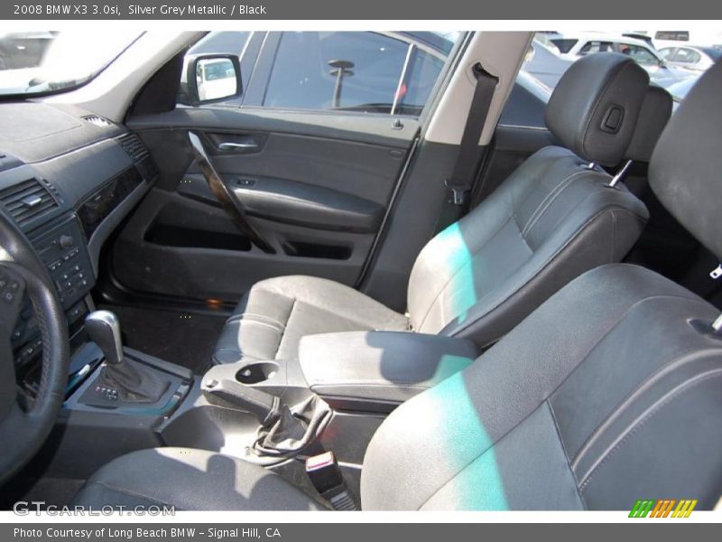 Silver Grey Metallic / Black 2008 BMW X3 3.0si