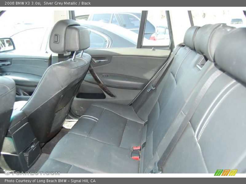 Silver Grey Metallic / Black 2008 BMW X3 3.0si