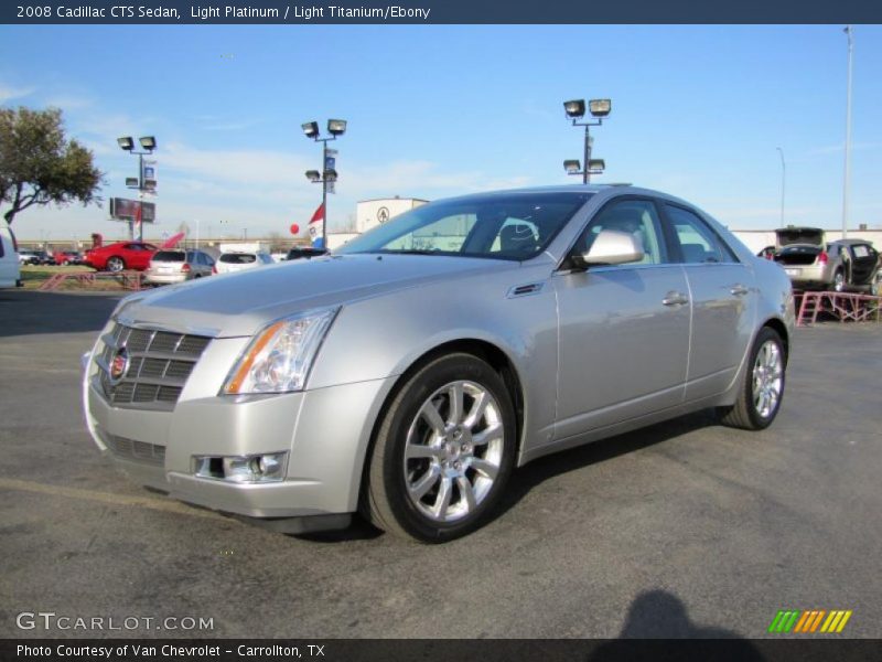 Light Platinum / Light Titanium/Ebony 2008 Cadillac CTS Sedan