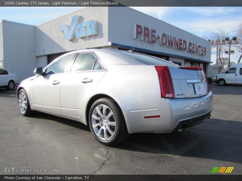 Light Platinum / Light Titanium/Ebony 2008 Cadillac CTS Sedan