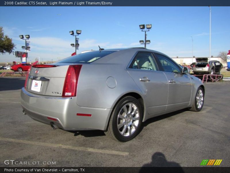 Light Platinum / Light Titanium/Ebony 2008 Cadillac CTS Sedan