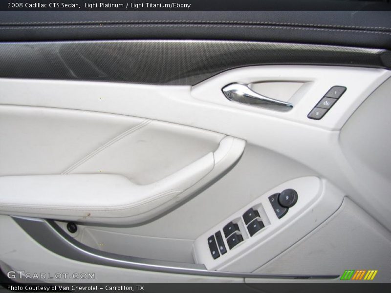 Light Platinum / Light Titanium/Ebony 2008 Cadillac CTS Sedan