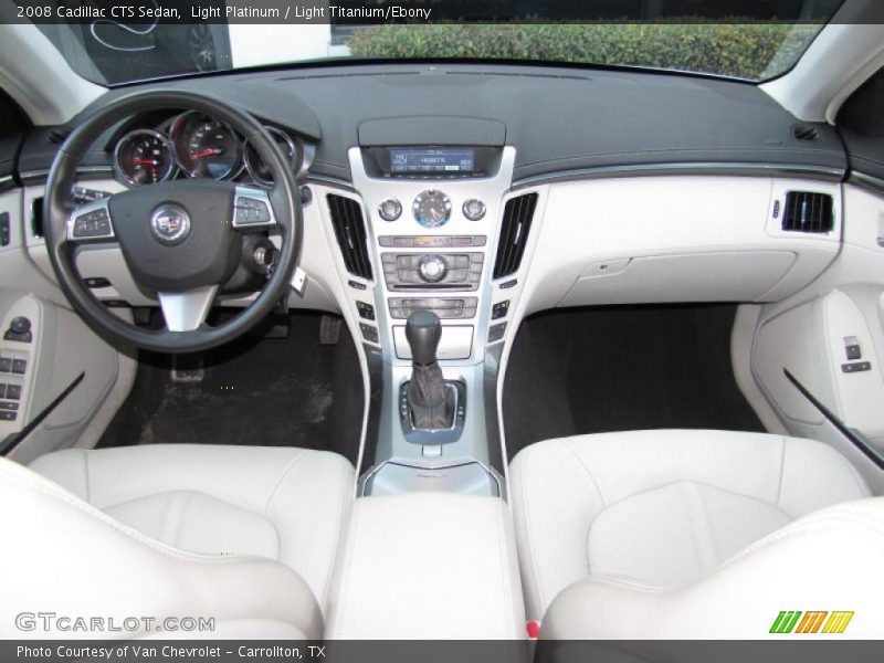 Light Platinum / Light Titanium/Ebony 2008 Cadillac CTS Sedan