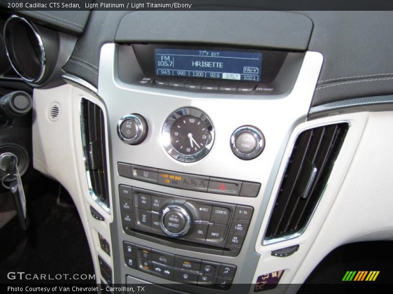 Light Platinum / Light Titanium/Ebony 2008 Cadillac CTS Sedan